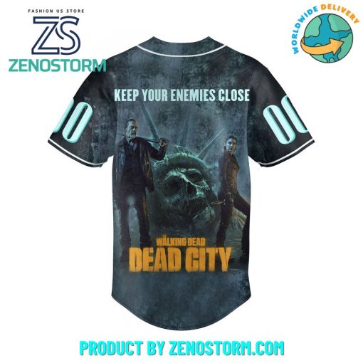 The Walking Dead City Custom Name Baseball Jersey