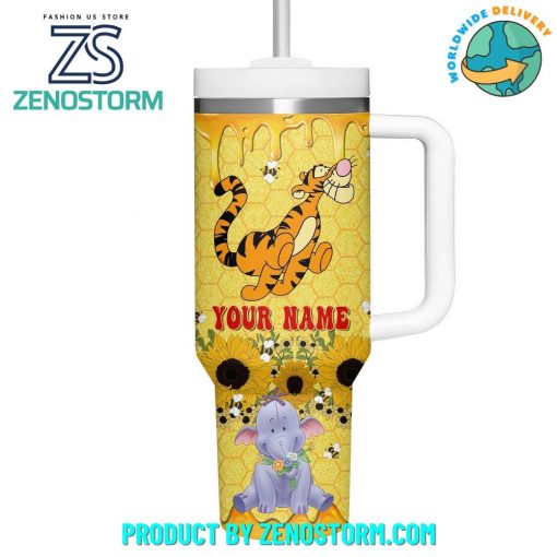 Winnie The Pooh Custom Name Stanley Tumbler