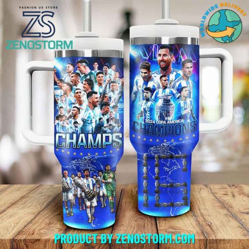 Argentina 2024 Copa America Champions Men’s National Team Stanley Tumbler