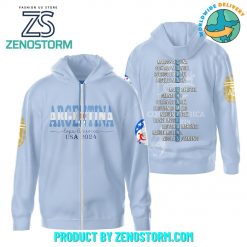 Argentina Copa America 2024 Champions Hoodie Zip Hoodie Sweatshirt