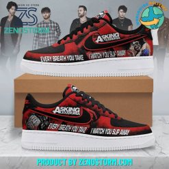 Asking Alexandria Band I Watch You Slip Away Nike Air Force 1