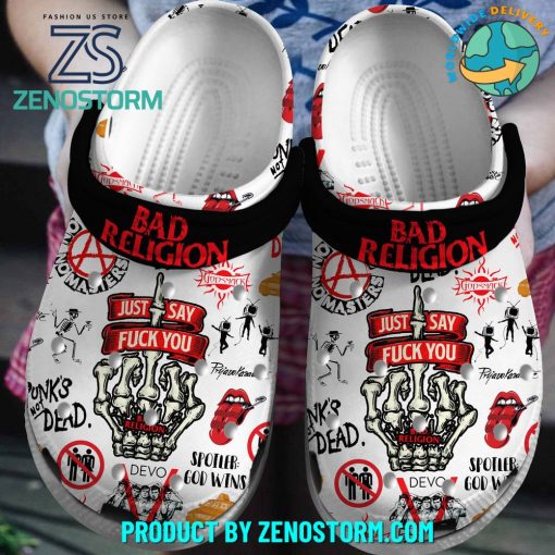 Bad Religon American Punk Rock Band Crocs