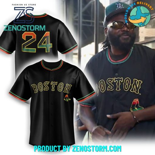 Black And African American Celebration Boston Red Sox Baseball Jersey