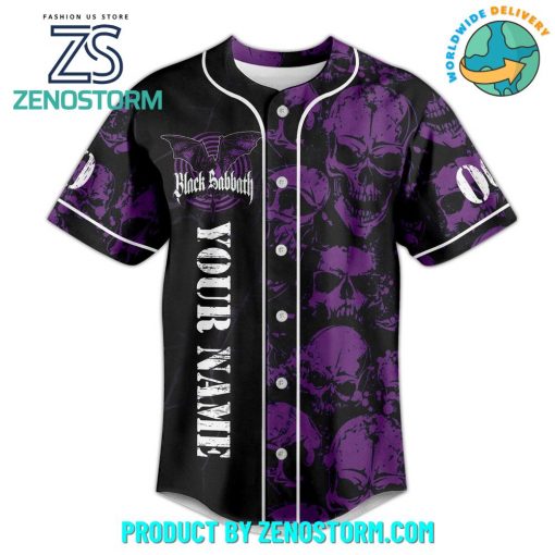 Black Sabbath 55 Years Anniversary Customized Baseball Jersey