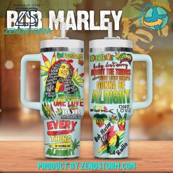 Bob Marley One Love Get Up Stand Up Stanley Tumbler