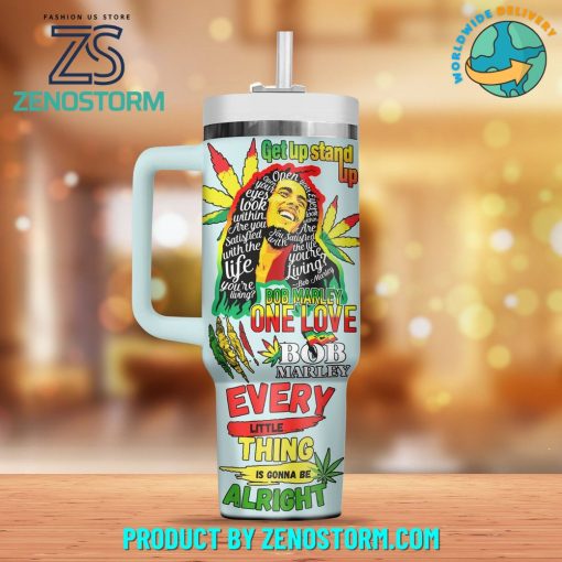 Bob Marley One Love Get Up Stand Up Stanley Tumbler