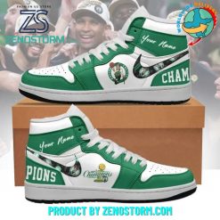 Boston Celtics NBA Champions 2024 Customized Nike Air Jordan 1