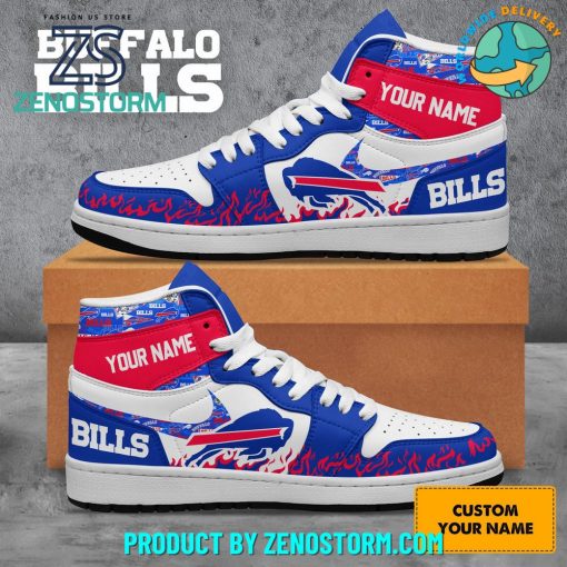 Buffalo Bills NFL New Custom Name Nike Air Jordan 1