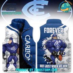 Carlton Blues AFL Forever Sleeveless Puffer Down Vest