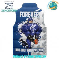 Carlton Blues AFL Forever Sleeveless Puffer Down Vest