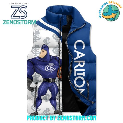 Carlton Blues AFL Forever Sleeveless Puffer Down Vest