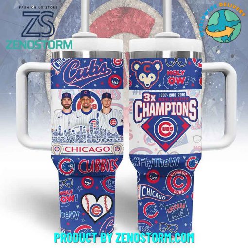 Chicago Cubs MLB 3x World Series Champions Stanley Tumbler