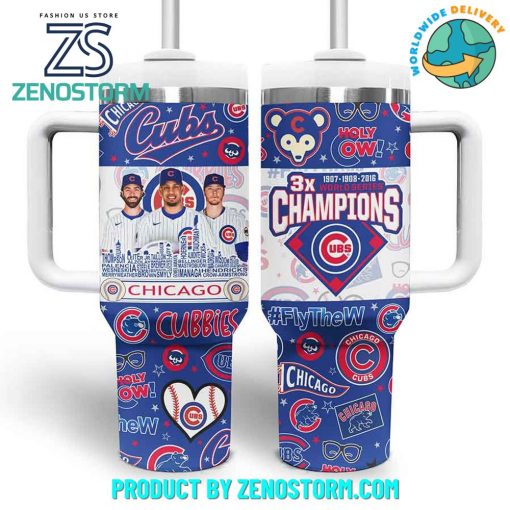 Chicago Cubs MLB 3x World Series Champions Stanley Tumbler