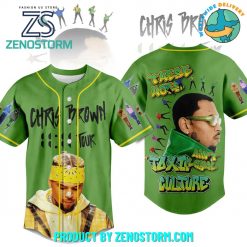 Chris Brown Catch A Body New Green Baseball Jersey