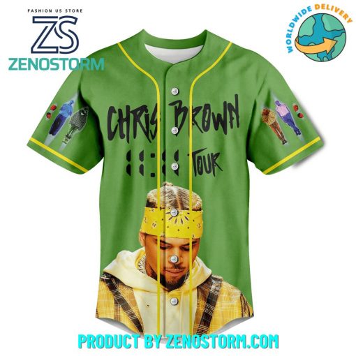 Chris Brown Catch A Body New Green Baseball Jersey