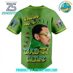 Chris Brown Catch A Body New Green Baseball Jersey