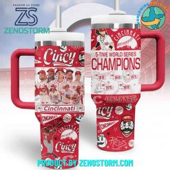 Cincinnati Reds MLB 5Time World Series Champions Stanley Tumbler