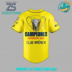 Club America Campeones Supercopa 2024 Nike Baseball Jersey