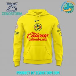 Club America Campeones Supercopa 2024 Nike Yellow Hoodie