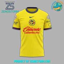 Club America Campeones Supercopa 2024 Nike Yellow Shirt