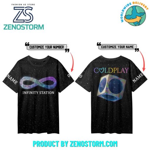 Coldplay Band Infinity Station Custom Name Shirt