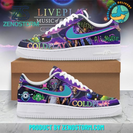 Coldplay Band Music Of The Spheres Nike Air Force 1