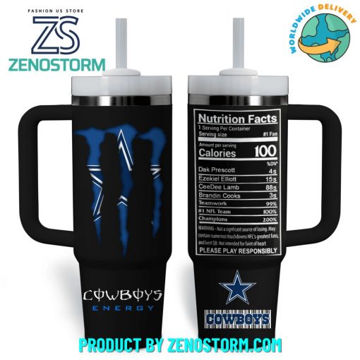 Dallas Cowboys NFL x Monster Energy 40 oz Stanley Tumbler