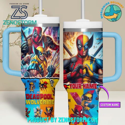 Deadpool And Wolverine New Movie 2024 Customized Stanley Tumbler