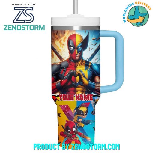 Deadpool And Wolverine New Movie 2024 Customized Stanley Tumbler