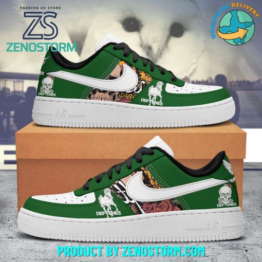 Deftones American Alternative Metal Band Green Nike Air Force 1