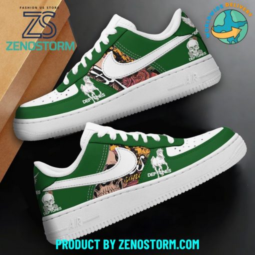 Deftones American Alternative Metal Band Green Nike Air Force 1