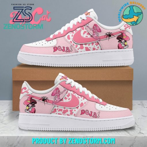 Doja Cat American Rapper Pink Nike Air Force 1