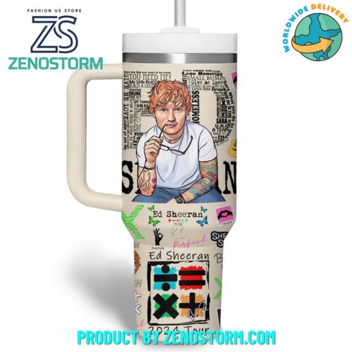 Ed Sheeran 2024 Tour Custom Name 40 oz Stanley Tumbler