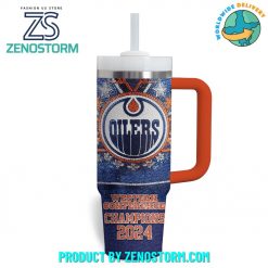 Edmonton Oilers NHL 2024 Western Conference Champions Stanley Tumbler