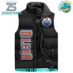 Edmonton Oilers NHL Here Comes The 5Time Champions Sleeveless Puffer Down Vest