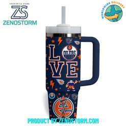 Edmonton Oilers NHL Lets Go Oilers 40 oz Stanley Tumbler