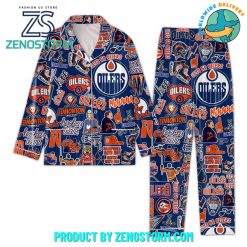 Edmonton Oilers NHL Lets Go Oilers Pajamas Set