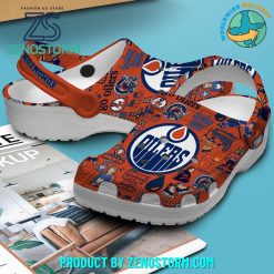 Edmonton Oilers NHL Lets Go Oilers Special Crocs