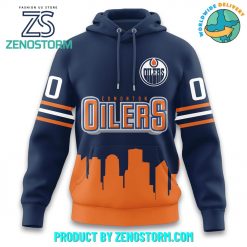 Edmonton Oilers NHL Team 2024 Custom Name Combo Hoodie Pants