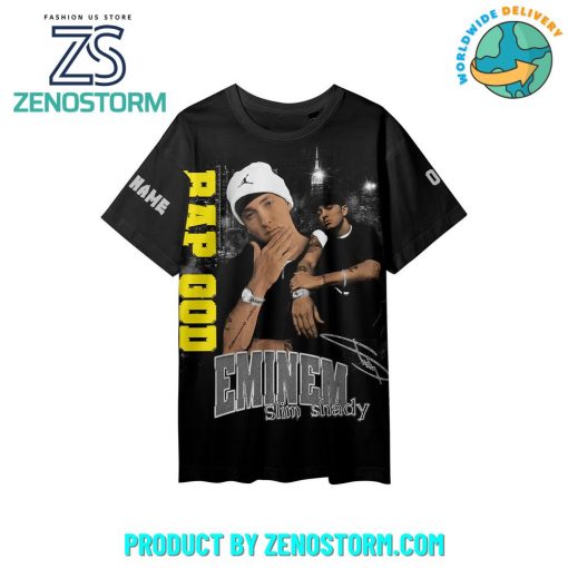 Eminem Slim Shady Rap God Custom Name Shirt
