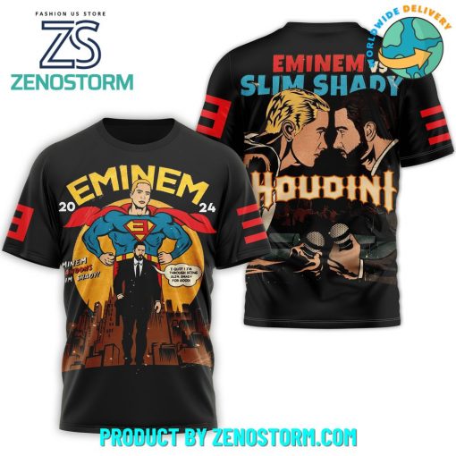 Eminem Vs Slim Shady Houdini Black Shirt