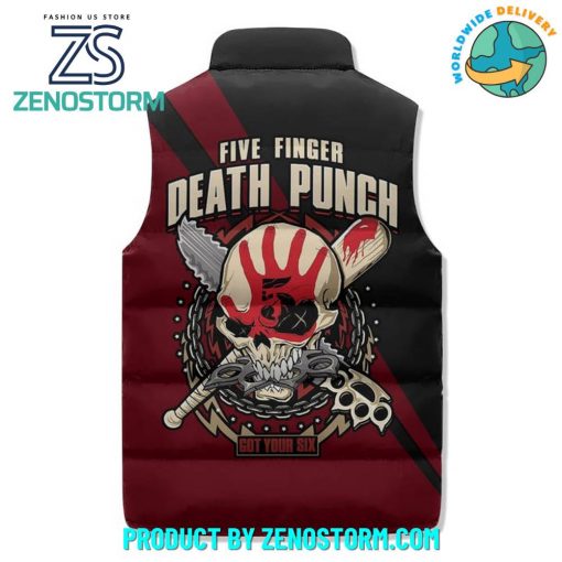 Five Finger Death Punch Customized Sleeveless Puffer Down Vest