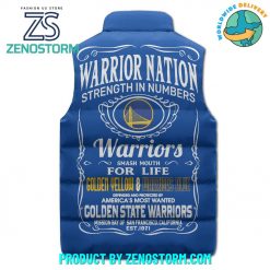 Golden State Warriors NBA Nation Sleeveless Puffer Down Vest