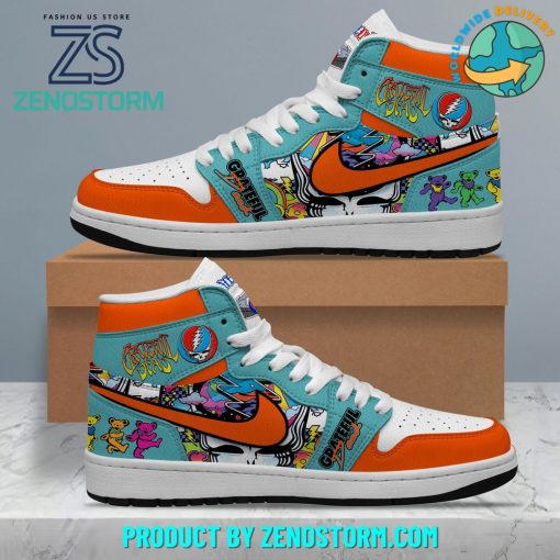 Grateful Dead American Rock Band Special Nike Air Jordan 1