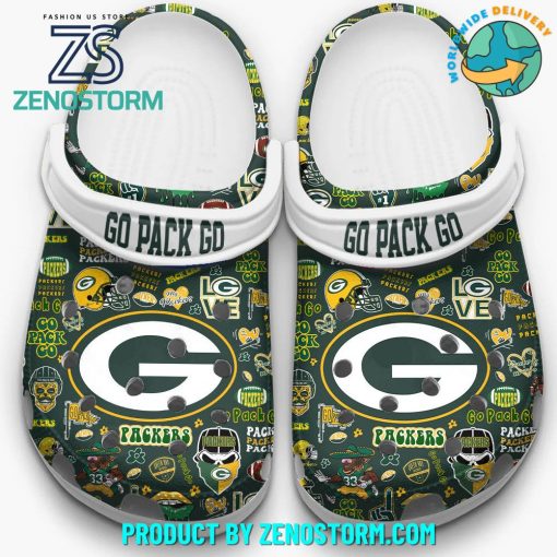 Green Bay Packers NFL Go Pack Go Crocs