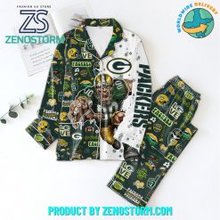 Green Bay Packers NFL Love Football Pajamas Set