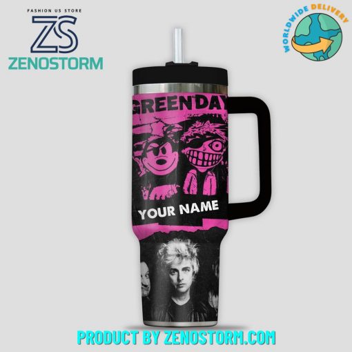 Green Day American Rock Band Custom Name Stanley Tumbler