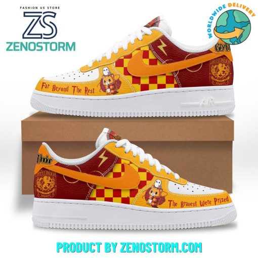 Harry Potter Gryffindor The Bravest Were Prized Nike Air Force 1