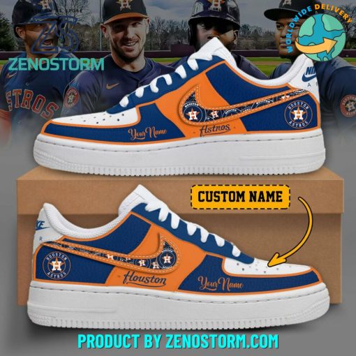 Houston Astros MLB Team Custom Name Nike Air Force 1