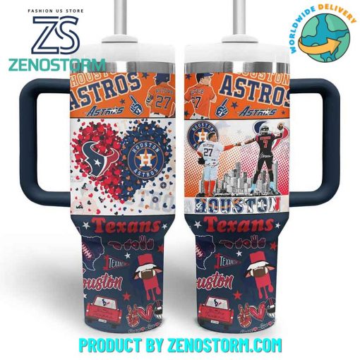 Houston Astros MLB x Houston Texans NFL New Stanley Tumbler